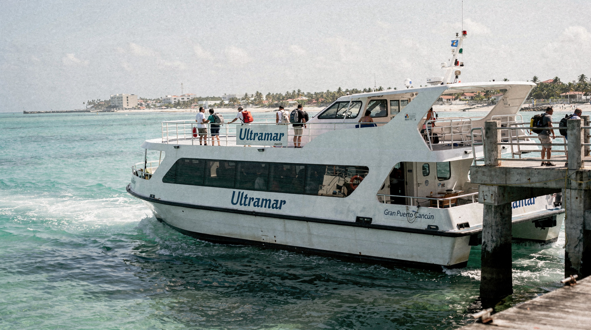 Ferry to Isla Mujeres: piers, prices and which boat to take
